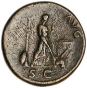 reverse of Vespasian RIC II 95