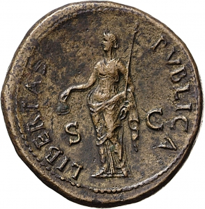 reverse of Vespasian RIC II 86
