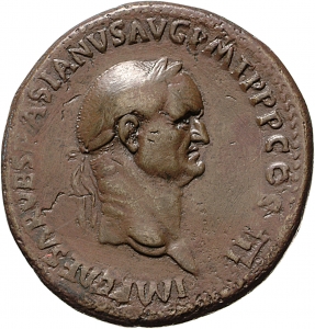obverse of Vespasian RIC II 118