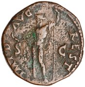 reverse of Domitian RIC II 825