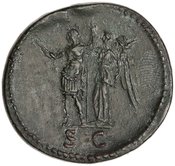 reverse of Domitian RIC II 752