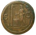 reverse of Domitian RIC II 355