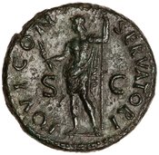 reverse of Domitian RIC II 219