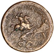 reverse of Domitian RIC II 205