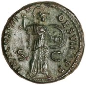 reverse of Domitian RIC II 110