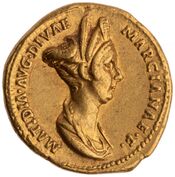 obverse of Trajan RIC II 759_AUREUS
