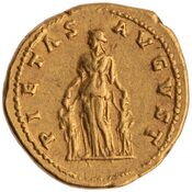 reverse of Trajan RIC II 759_AUREUS