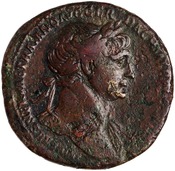 obverse of Trajan RIC II 608_SESTERTIUS