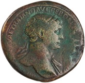 obverse of Trajan RIC II 600_SESTERTIUS
