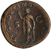 reverse of Trajan RIC II 519_SESTERTIUS