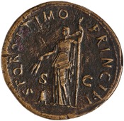 reverse of Trajan RIC II 479_SESTERTIUS