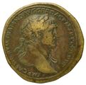 obverse of Trajan RIC II 459_SESTERTIUS