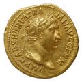 obverse of Trajan RIC II 49_AUREUS