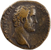obverse of Hadrian RIC II 2769