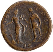 reverse of Hadrian RIC II 2683