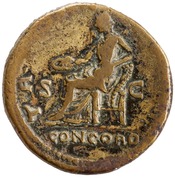 reverse of Hadrian RIC II 2653