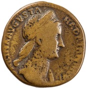 obverse of Hadrian RIC II 2582