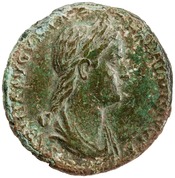 obverse of Hadrian RIC II 2557