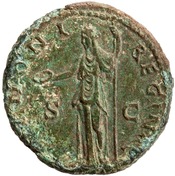 reverse of Hadrian RIC II 2557