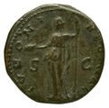 reverse of Hadrian RIC II 2554