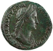 obverse of Hadrian RIC II 2534