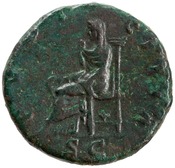 reverse of Hadrian RIC II 2534