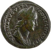 obverse of Hadrian RIC II 2520