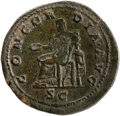 reverse of Hadrian RIC II 2520
