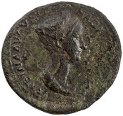 obverse of Hadrian RIC II 2518