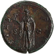 reverse of Hadrian RIC II 2429-2432