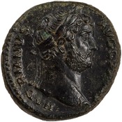 obverse of Hadrian RIC II 2392