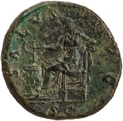 reverse of Hadrian RIC II 2392