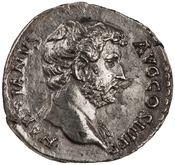 obverse of Hadrian RIC II 2329