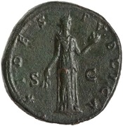 reverse of Hadrian RIC II 2266