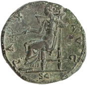 reverse of Hadrian RIC II 2262-2263