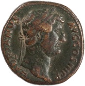 obverse of Hadrian RIC II 2255