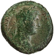 obverse of Hadrian RIC II 2136