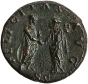 reverse of Hadrian RIC II 2092