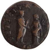 reverse of Hadrian RIC II 2090