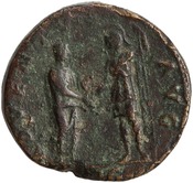 reverse of Hadrian RIC II 2076-2077