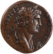 obverse of Hadrian RIC II 1858-1862