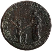 reverse of Hadrian RIC II 1840-1842