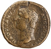 obverse of Hadrian RIC II 1764