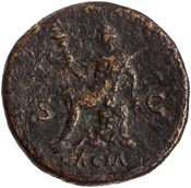 reverse of Hadrian RIC II 1648-1654