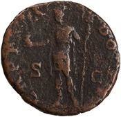 reverse of Hadrian RIC II 1645