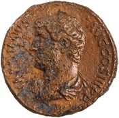 obverse of Hadrian RIC II 1605