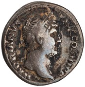 obverse of Hadrian RIC II 1580-1583
