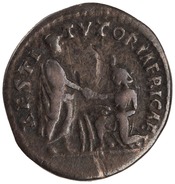 reverse of Hadrian RIC II 1572