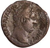 obverse of Hadrian RIC II 1495