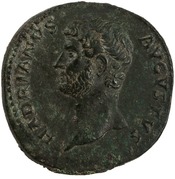 obverse of Hadrian RIC II 1285-1298